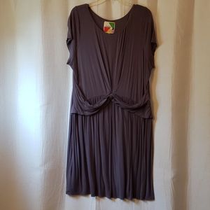 Light purple short sleeve dress